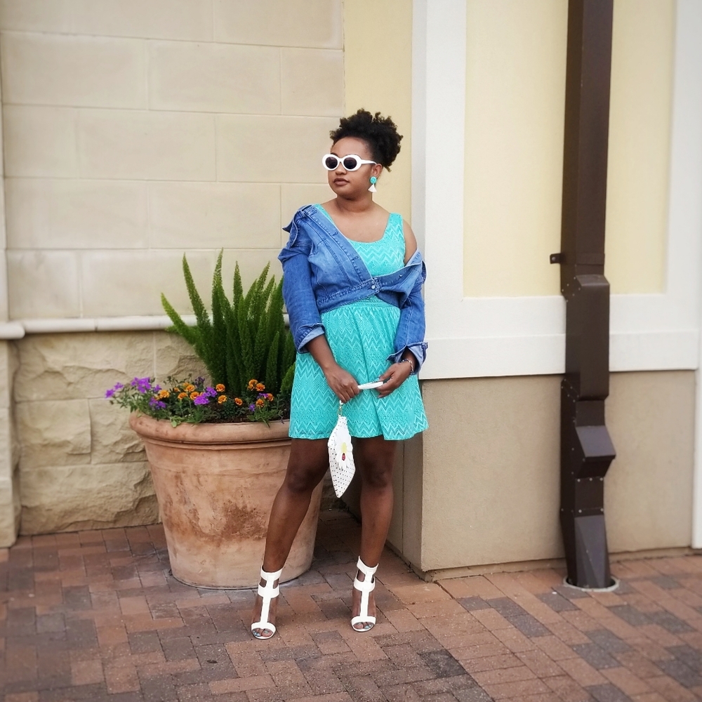 Teal Dress